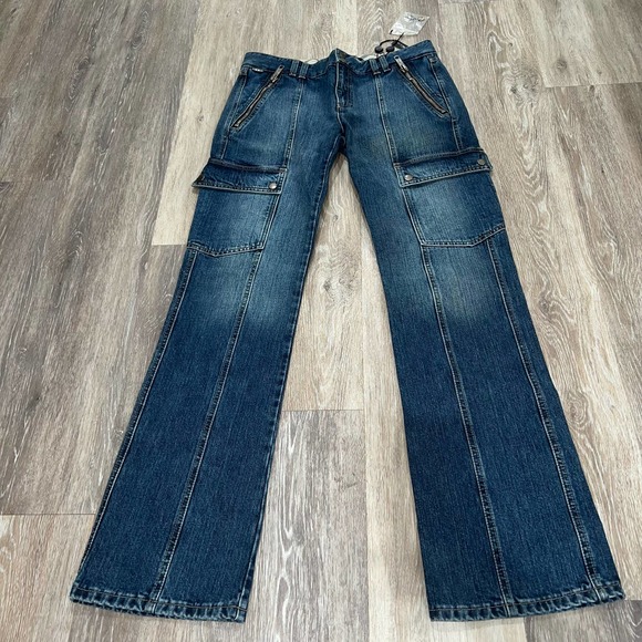 Burberry Denim - Burberry London women Denim Cargo Pants US 8